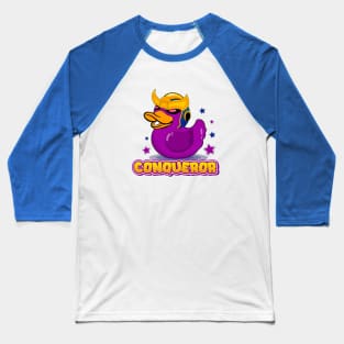 Purple Rubber Duck Baseball T-Shirt